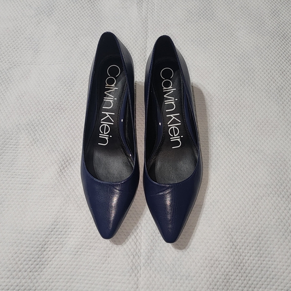Calvin Klein Women's Dark Blue Heels - Picture 1 of 6